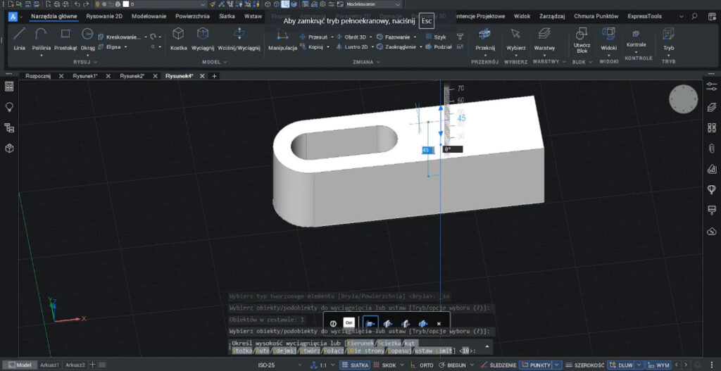 Modelowanie podstawy w 3D