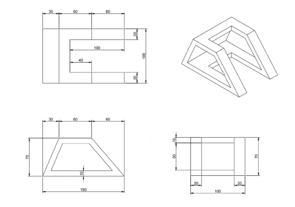 szkic projektu BricsCAD